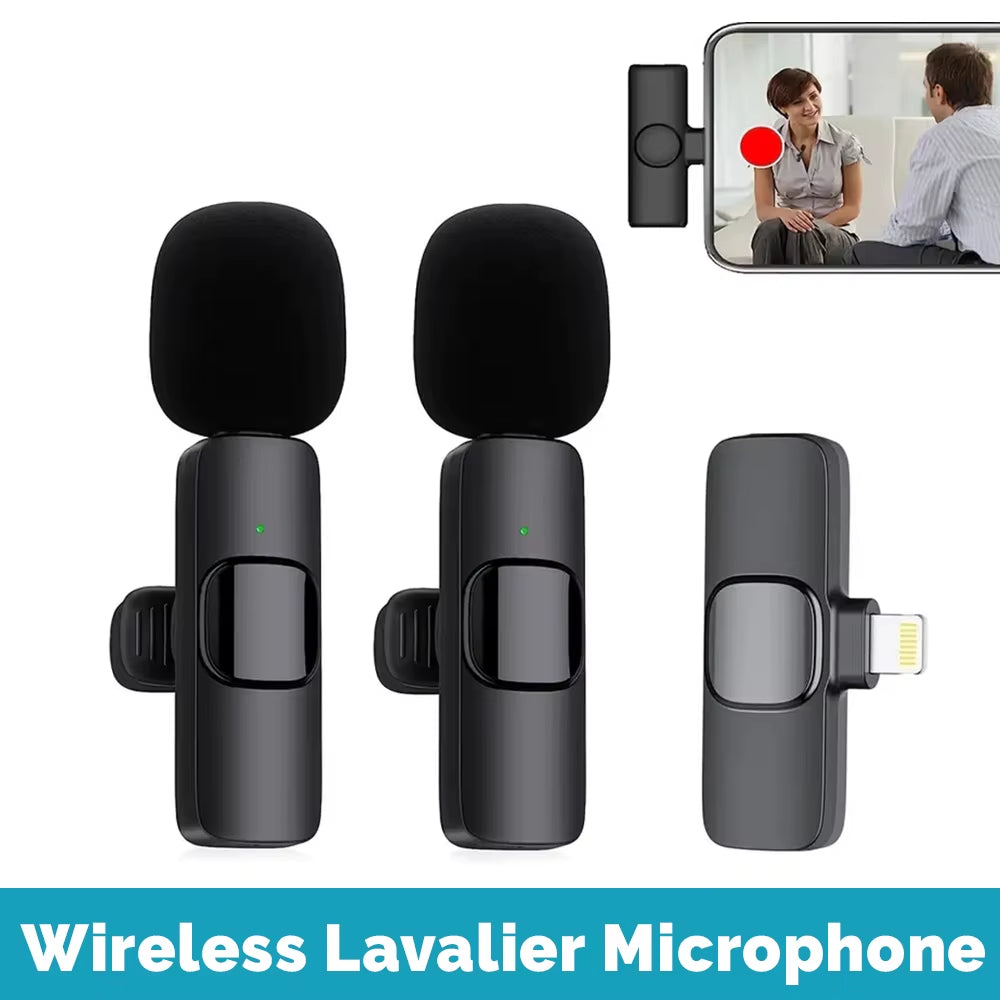 Upgrade Your Audio Experience with Our New Wireless Lavalier Microphone - Perfect for iPhone, iPad, and Live Gaming!