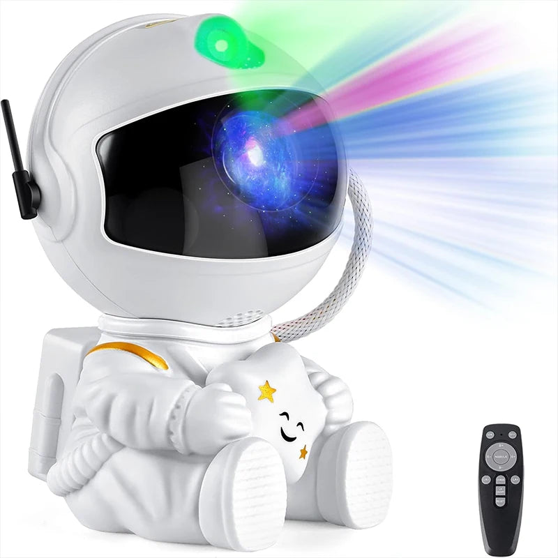 Transform Your Space with the Astronaut Galaxy Projector - Enchanting Starry Night Light with Nebula Effects and Remote Control, Perfect Gift for Kids and Space Enthusiasts