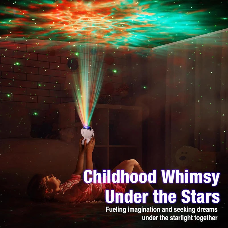 Transform Your Space with the Astronaut Galaxy Projector - Enchanting Starry Night Light with Nebula Effects and Remote Control, Perfect Gift for Kids and Space Enthusiasts